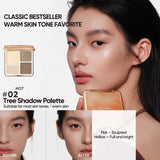 Judydoll 2 IN 1 Highlighter Contour Palette #02 Tree Shadow Palette