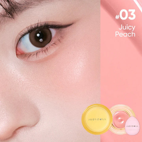 Judydoll橘朵奶冻腮红膏#03低饱和桃粉