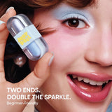 Judydoll Mini Hard Candy Dual-Ended Liquid Eyeshadow #01 Peach Milk Tea