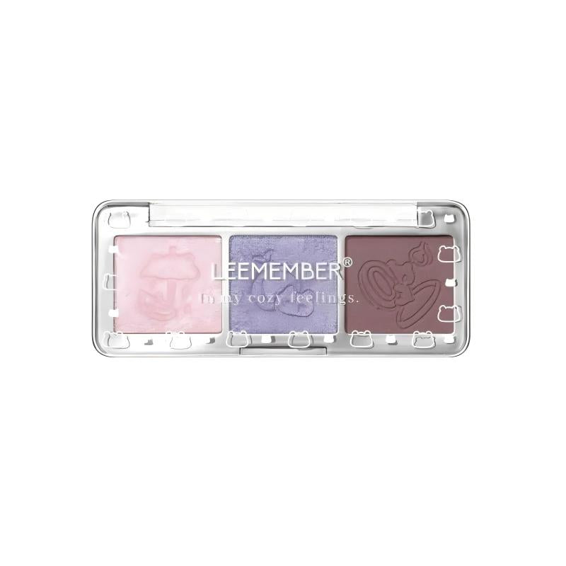 Leemember Petal Play Tri-color Eyeshadow #JM20 Purple Pink