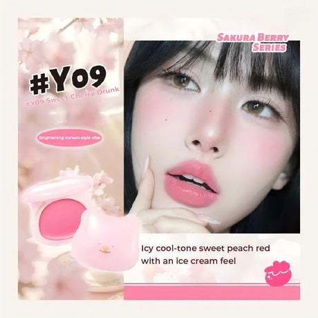 Leemember Lip & Cheek Dual-Use Cream Blush #Y09 Sweet Cherry