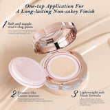 Flower Knows Bunny Garden Cushion Cream Foundation (Case: Random Color + Shade: #N02 Neutral Ivory))
