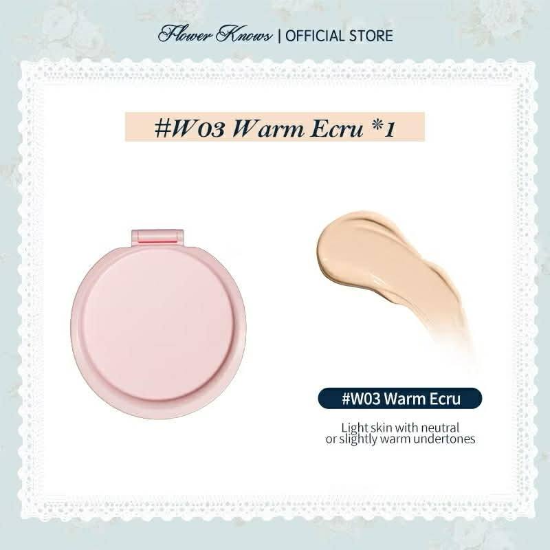 Flower Knows花知晓邦尼花园气垫粉霜芯#W03奶白色