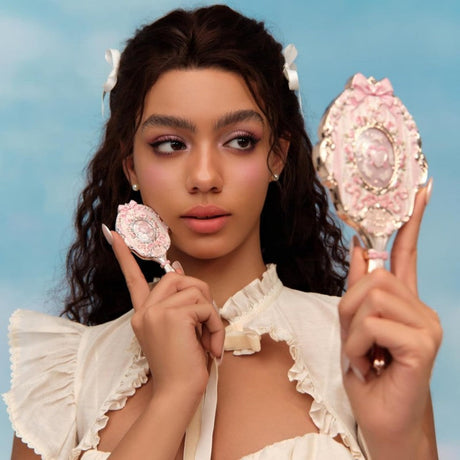 Flower Knows花知晓邦尼花园手持镜粉色