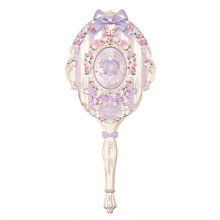 Flower Knows Bunny Garden Hand Mirror Wisteria Purple