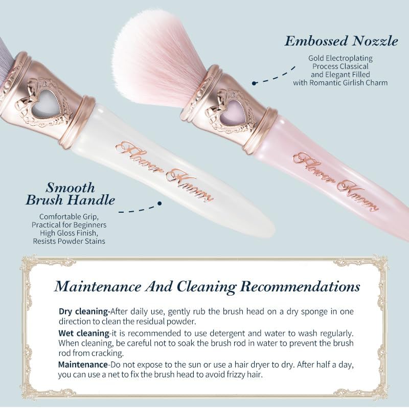 Flower Knows Bunny Garden Blush Brush Pearl Pink