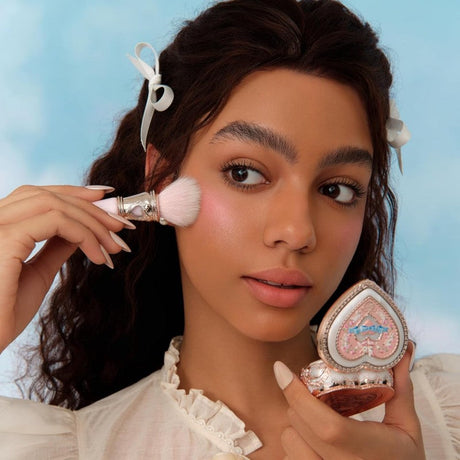 Flower Knows花知晓邦尼花园斜头点彩刷珍珠粉