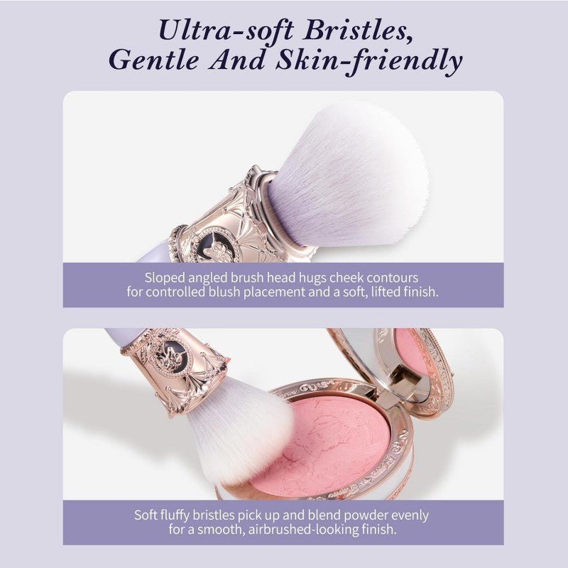 Flower Knows Knight Unicorn Angled Blush Brush Crystal Pink