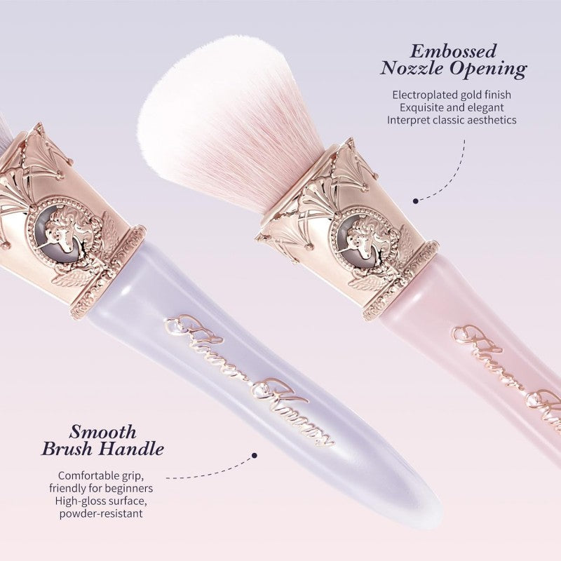 Flower Knows Knight Unicorn Angled Blush Brush Crystal Pink