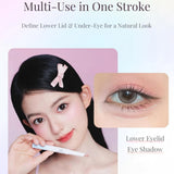 Flortte花落利亚彩虹泡泡双头唇线唇蜜笔#R01杏子琉璃色