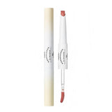 Flortte花落利亚彩虹泡泡双头唇线唇蜜笔#R01杏子琉璃色