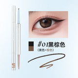 Dezone Double-Ended Waterproof Gel Eyeliner Pen #SJ01 Black Brown