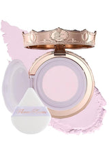 Flower Knows Knight Unicorn Cloud Loose Setting Powder (Case: Random Color + Refill: Violet Crystal))