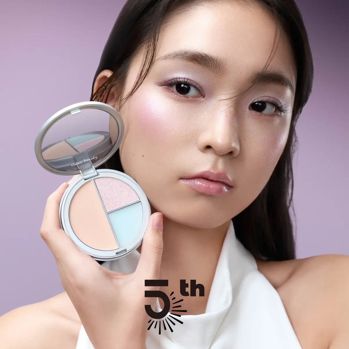 Red Chamber Tri-Color Multi-Purpose Highlighter #CP600 Radiance Coffer