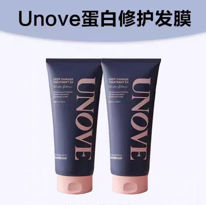 Unove-蛋白修护护发素-花香320ml+木香320ml