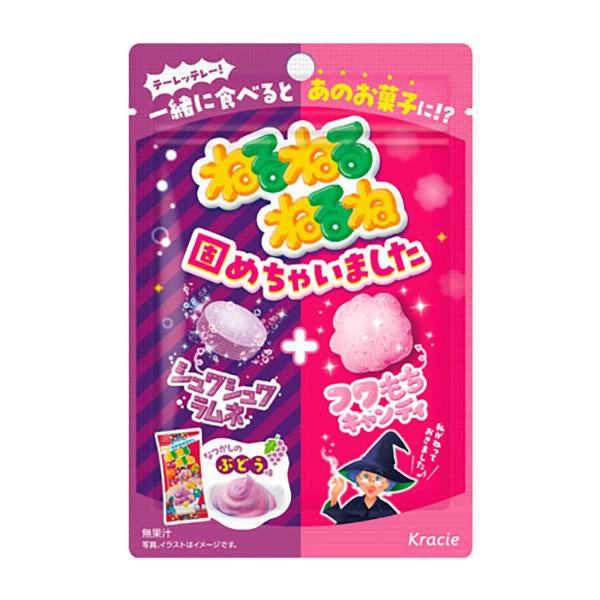 Kracie-葡萄桃子味软糖-21g