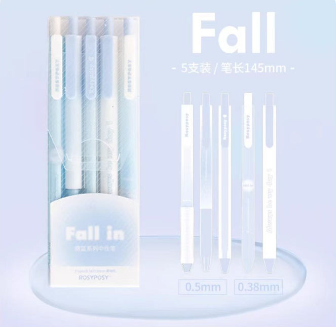 Rosy-Posy-花与诗-中性笔套装-腮蓝