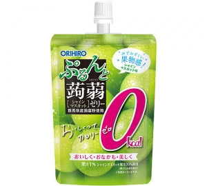 ORIHIRO-蒟蒻吸嘴果冻-青葡萄-130g