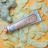 Marvis玛尔斯亮白净齿牙膏生姜薄荷橙色 85ml
