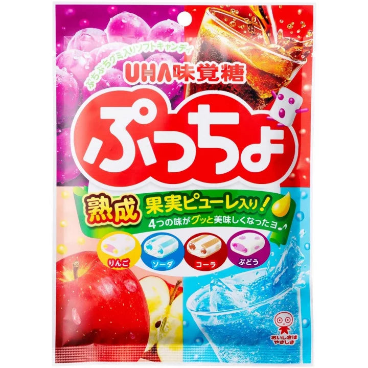 UHA-味觉糖-什锦味果粒軟糖-90g