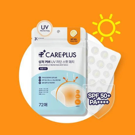 Olive Young Care Plus Scar Cover UV Protection Acne Spot Patch 72pcs