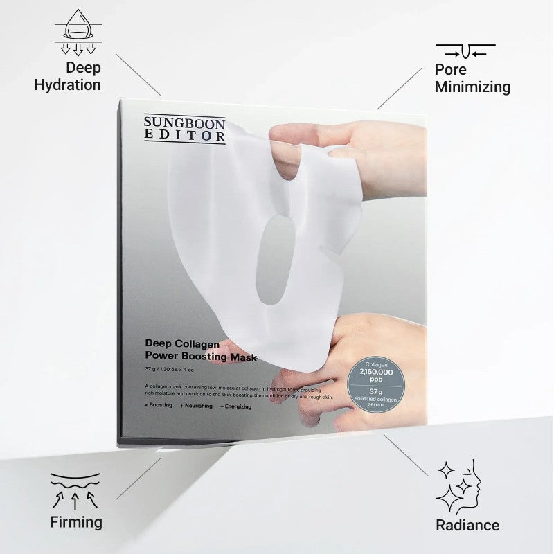 Sungboon Editor Deep Collagen Power Boosting Mask 4pcs