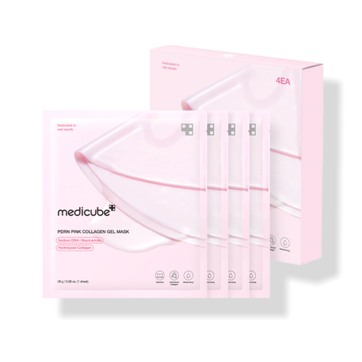 Medicube PDRN Pink Collagen Gel Mask Sheet 4pcs