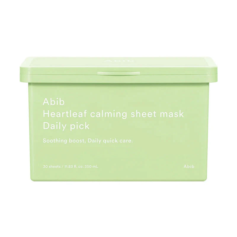 Abib Heartleaf Calming Sheet Mask Daily Pick 30pcs
