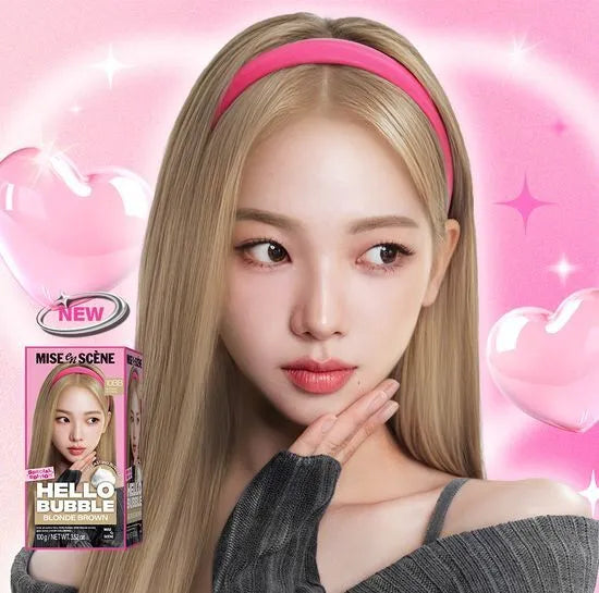 Mise En Scene Hello Bubble Foam Hair Dye #10BB Blonde Brown