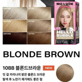 Mise En Scene Hello Bubble Foam Hair Dye #10BB Blonde Brown