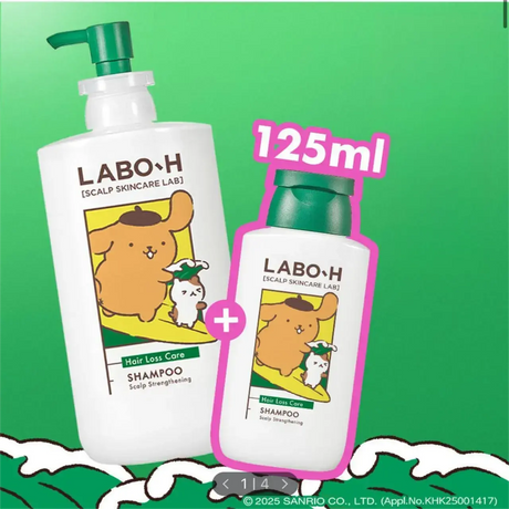 Labo H Scalp Strengthening Shampoo Hair Loss Care Cinnamoroll 750ml+125ml