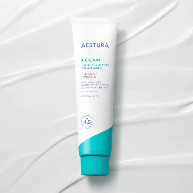 Aestura A-Cica 365 Soothing Repair Cream pH4.5 60ml (+Cream 20ml + Mask 2pcs)