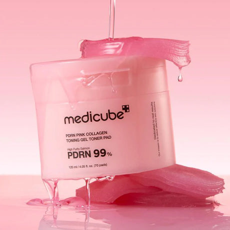 Medicube胶原蛋白爽肤棉片粉色补水保湿 70枚