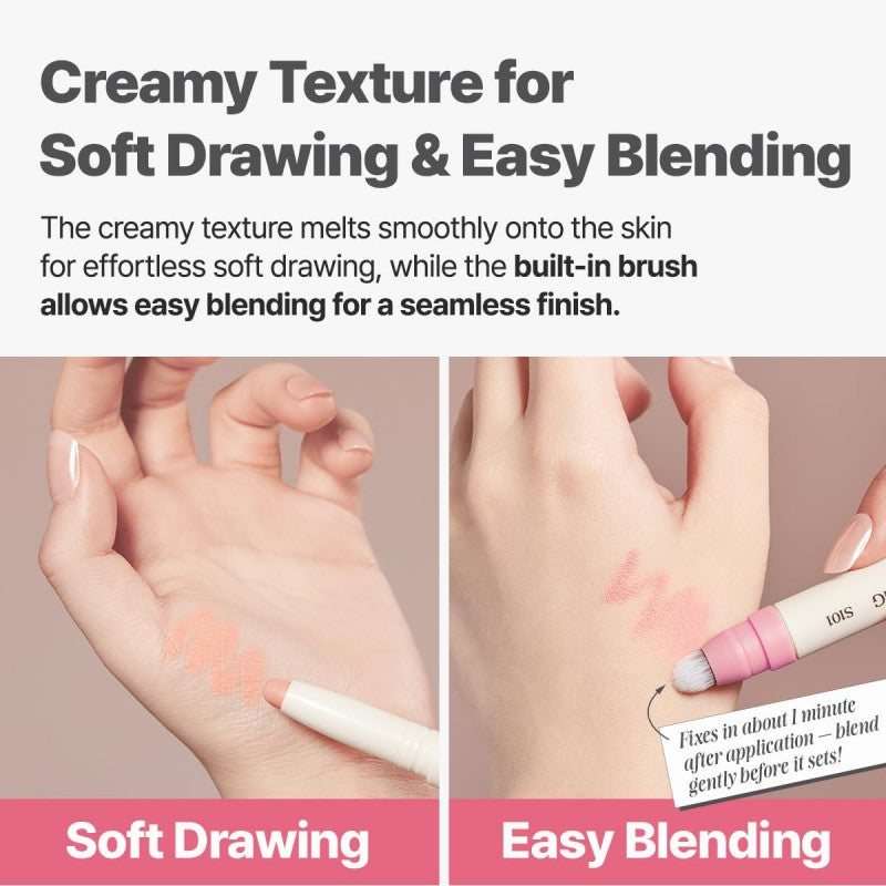 Clio Soft Blending Shadow Stick #M205 Afternoon Coral