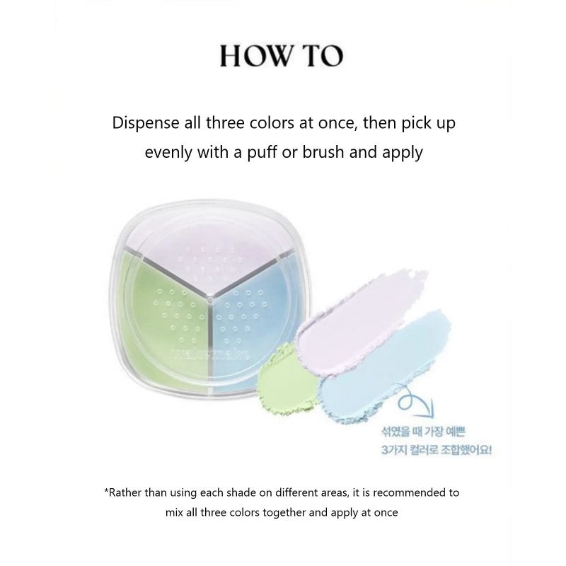 Wakemake Hello Kitty Stay Fixer Multi Color Powder #01 Pale Clear