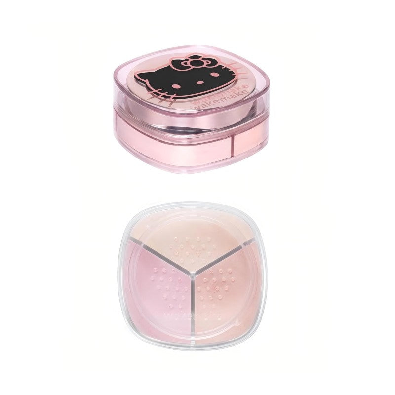 Wakemake持久定妆多色蜜粉Hello Kitty限定#03缎光粉红