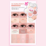 Amuse Flora Eye Palette My Melody #01 Flora Peach