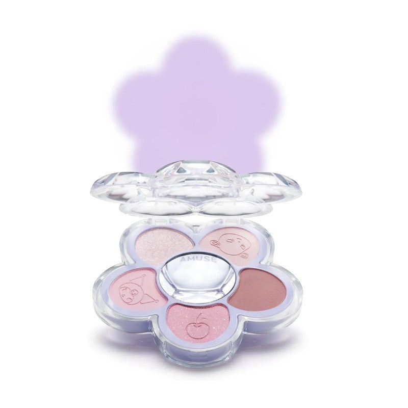 Amuse Flora Eye Palette Kuromi Limited #02 Roserina