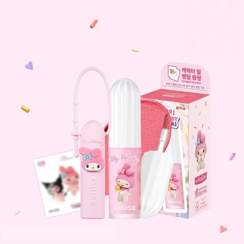 Amuse My Melody Edition Amuse Powder Velvet Tint #06 Rose Cherry