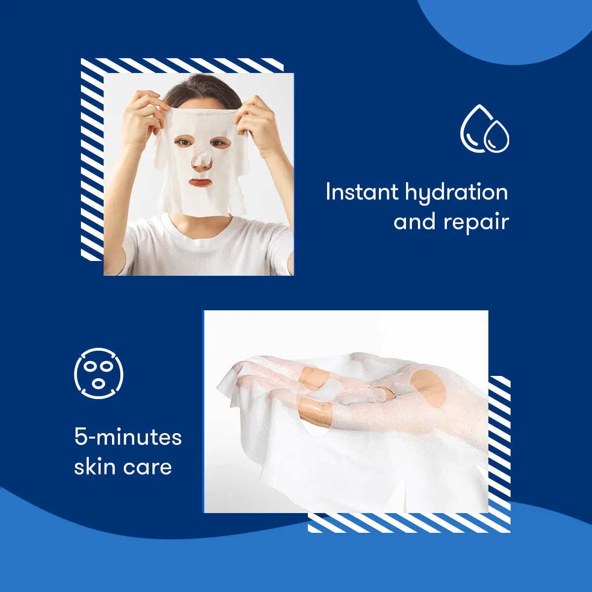 GIK PRP Collagen Repair Moist Mask 21pcs