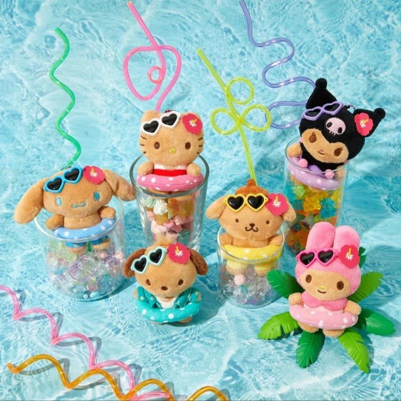 Olive Young x Sanrio Characters Love Summer Tanned Mascot Hello Kitty