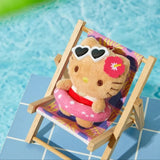 Olive Young x Sanrio Characters Love Summer Tanned Mascot Hello Kitty