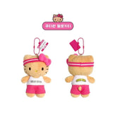 Olive Young x Sanrio Characters Cutie Run Tanned Mascot Keychain Hello Kitty