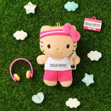 Olive Young x Sanrio Characters Cutie Run Tanned Mascot Keychain Hello Kitty