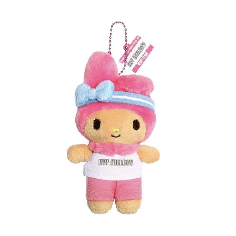 Olive Young x Sanrio Characters Cutie Run Tanned Mascot Keychain My Melody