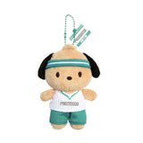 Olive Young x Sanrio Cutie Run Tanned Mascot Keychain Pochacco