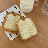 Modern House Toast Shaped Dishwashing Sponge 4pcs