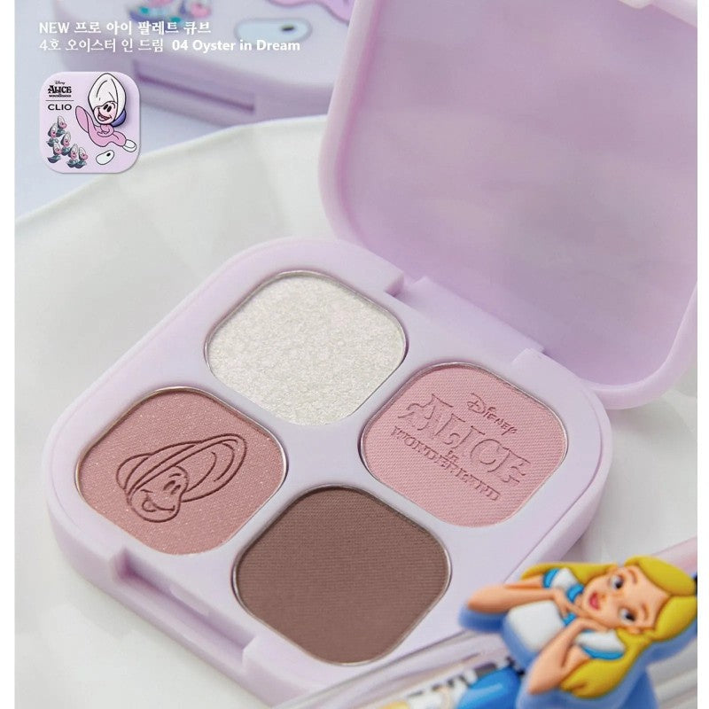 Clio X Alice in Wonderland Pro Eye Palette Cube #04 Oyster in Dream