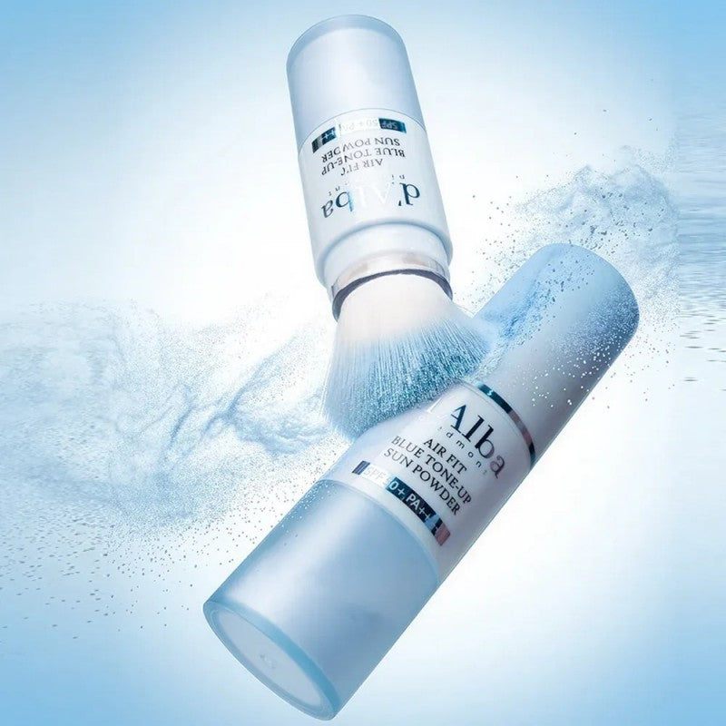 D'Alba Air Fit Blue Tone-Up Sun Powder Stick SPF50+ 5.5g