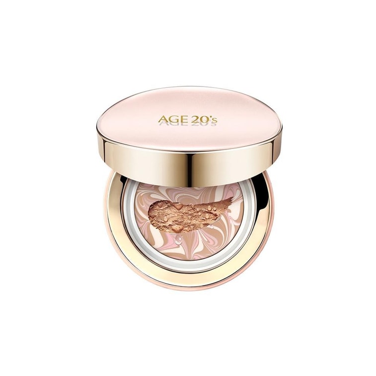 Age 20's Signature Essence Cover Pact Moisture #21 Light Beige